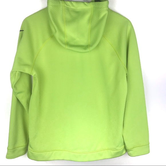 Nike Boys Therma Hoodie • Volt Green Dri-FIT Pullover Size XL - Picture 5 of 7